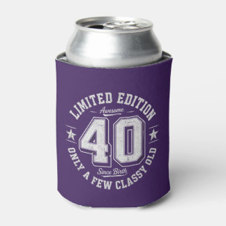 Rafraîchisseur Pour Canette Édition Limitée Incroyable 40e Anniversaire Violet