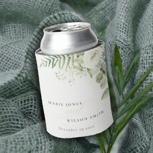 Rafraîchisseur Pour Canette Elégant Mariage de feuillage de Ferne Eucalyptus
