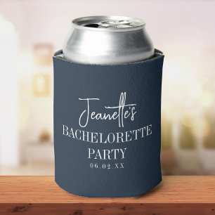 Rafraîchisseur Pour Canette Élégant Moderne Personnalisé Fête de Fiançailles B