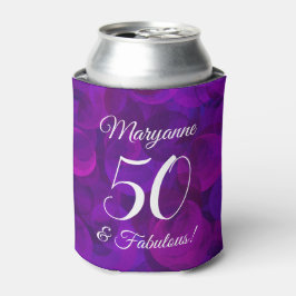 Rafraîchisseur Pour Canette Elégant Purple 50 et Fabuleux fête d'anniversaire