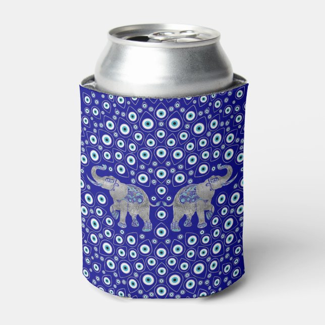 Rafraîchisseur Pour Canette Eléphant des yeux mal Bonne chance Charme (Can devant)
