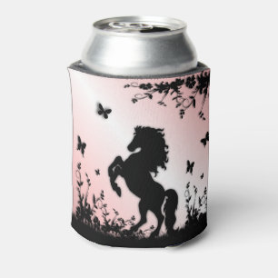 Rafraîchisseur Pour Canette Élevage noir stallion rose