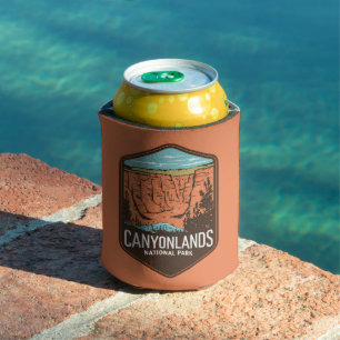 Rafraîchisseur Pour Canette Emblem rétro du parc national des Canyonlands
