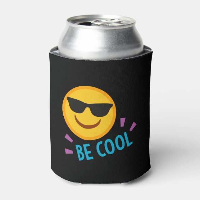 Rafraîchisseur Pour Canette Emoji Be Cool (Can devant)
