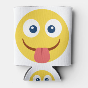 Rafraîchisseur Pour Canette Emoji de langue coincée