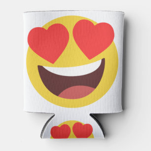 Rafraîchisseur Pour Canette Emoji des yeux du coeur
