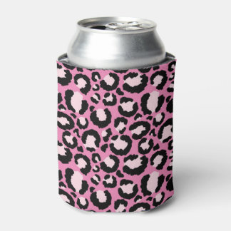 Rafraîchisseur Pour Canette Empreinte de léopard rose