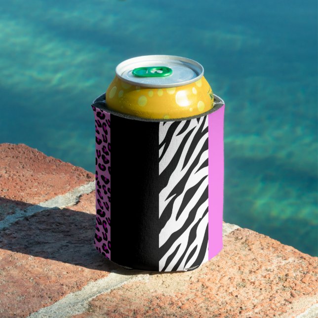 Rafraîchisseur Pour Canette Empreinte de léopard, Zebra Print, Poster de anima (Piscine in situ)
