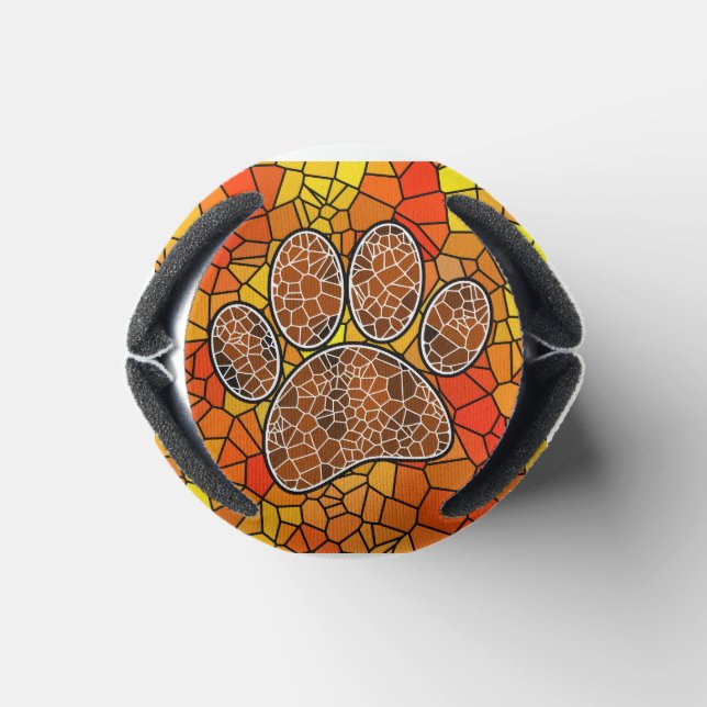 Rafraîchisseur Pour Canette Empreinte de patte Mosaic Art Dog (Bas)