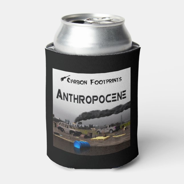 Rafraîchisseur Pour Canette Empreintes Carbone - Anthropocène (Can devant)