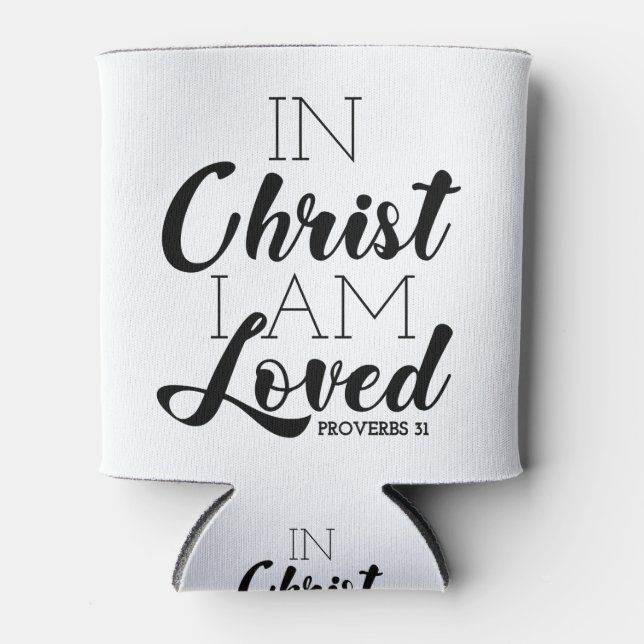 Rafraîchisseur Pour Canette En Christ Je Suis Amoureux Écriture Promet Christi (Devant)