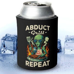 Rafraîchisseur Pour Canette Enlèvement Grill Répéter Rétro BBQ Pique-nique Drô