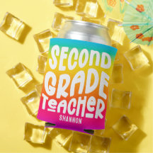 Enseignant de 2e année Rainbow Ombre Vacances