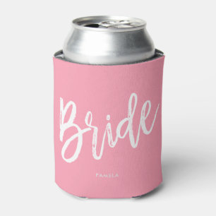 Rafraîchisseur Pour Canette Épouse Style de script Mariage personnalisé ros