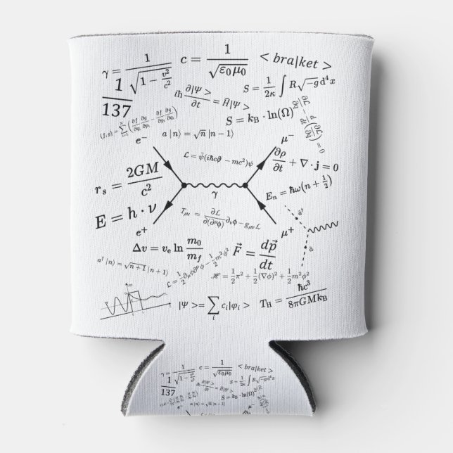 Rafraîchisseur Pour Canette Équations et formules de physique (Devant)