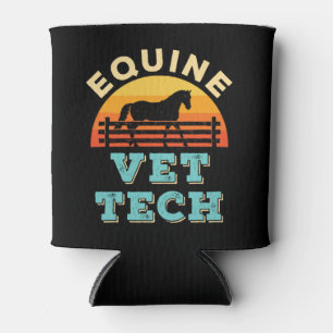 Rafraîchisseur Pour Canette Equine Vet Tech Horse Technicien Vétérinaire