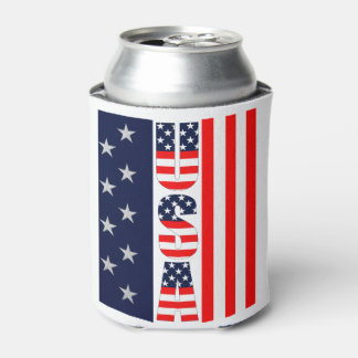 Rafraîchisseur Pour Canette États-Unis Drapeau Étoiles & Bandes Personnalisées