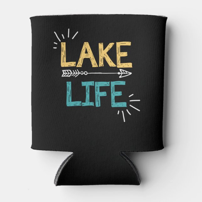 Rafraîchisseur Pour Canette Été Lake Life (Devant)