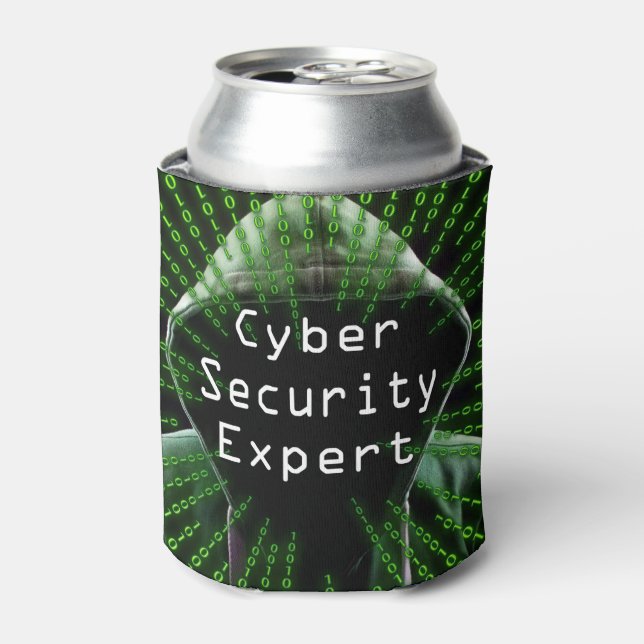 Rafraîchisseur Pour Canette Expert en cybersécurité (Can devant)