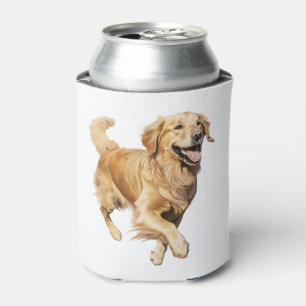 Rafraîchisseur Pour Canette Exubérant Golden Retriever Playtime - Chien dynami