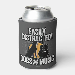 Rafraîchisseur Pour Canette Facilement distrait par les chiens et la musique