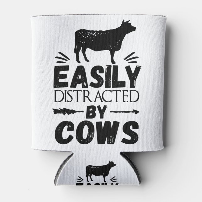 Rafraîchisseur Pour Canette Facilement Distrait Par Les Vaches (Devant)