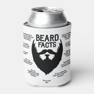 Rafraîchisseur Pour Canette Faits sur la barbe (noir)