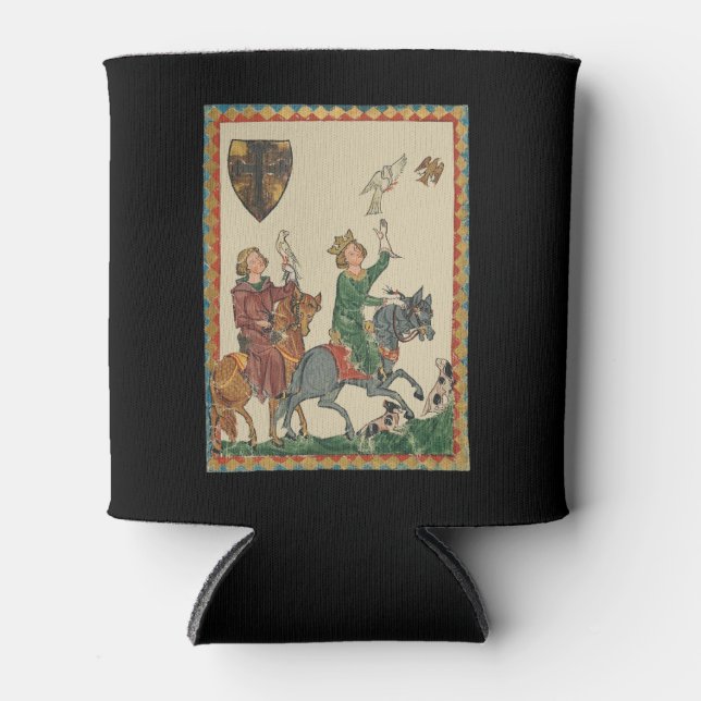 Rafraîchisseur Pour Canette Falconry, 14th Century Codex Manesse (Devant)