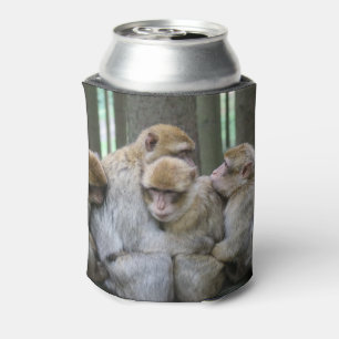 Rafraîchisseur Pour Canette Famille Cute Ape Photo Hug