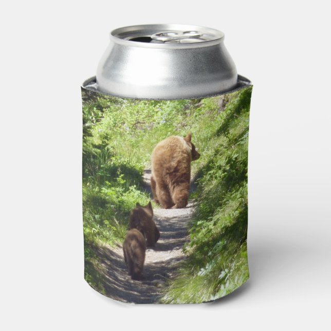 Rafraîchisseur Pour Canette Famille d'ours Brown (Can devant)