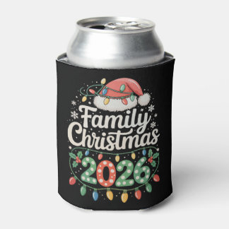 Rafraîchisseur Pour Canette Family Christmas 2026 Matching Holiday Xmas Santa