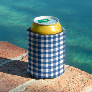 Rafraîchisseur Pour Canette Faye et Lauren Dark Blue En vichy