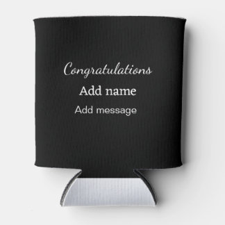 Rafraîchisseur Pour Canette Félicitations ajouter un message de nom simple dip