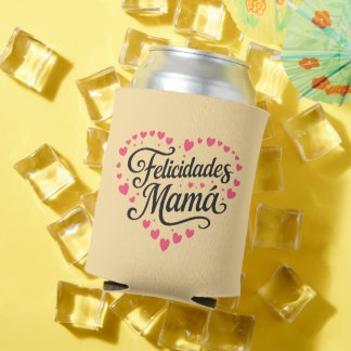 Rafraîchisseur Pour Canette Felicitations Maman Joyeuse Fête des Mères Calligr