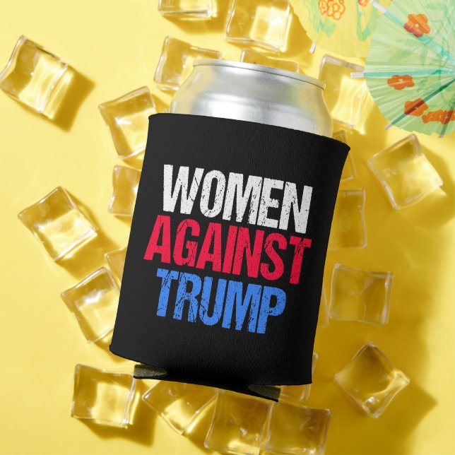 Rafraîchisseur Pour Canette Femmes contre Trump 2024 Élections noir (Été in situ)