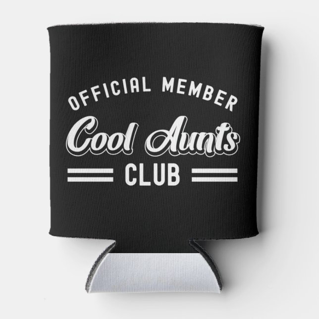 Rafraîchisseur Pour Canette Femmes Membre officiel Cool Aunts Club (Devant)