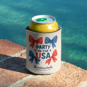 Rafraîchisseur Pour Canette Fête aux Etats-Unis 4 juillet patriotique Custom
