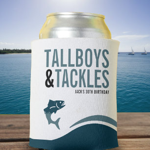 Rafraîchisseur Pour Canette Fête d'anniversaire Tallboys & Tackles pour un voy