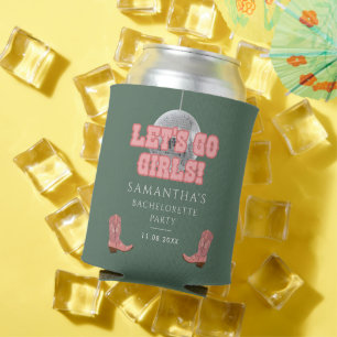 Rafraîchisseur Pour Canette Fête de Bachelorette Cowgirl Disco Rétro