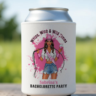 Rafraîchisseur Pour Canette Fête de Fiançailles de Cowgirl Fouets Vin & Moment
