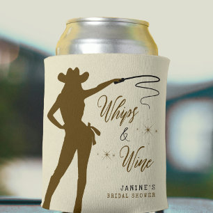Rafraîchisseur Pour Canette Fête des mariées Whiks & Wine Cowgirl
