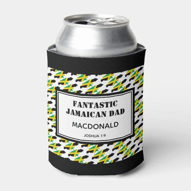 Rafraîchisseur Pour Canette Fête des pères FANTASTIQUE PÈRE JAMAÏCAIN Personna (Can devant)