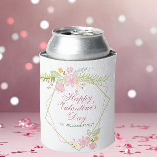 Rafraîchisseur Pour Canette Fête des Valentines sur mesure Jolie fête florale 