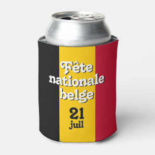 Rafraîchisseur Pour Canette Fête nationale belge