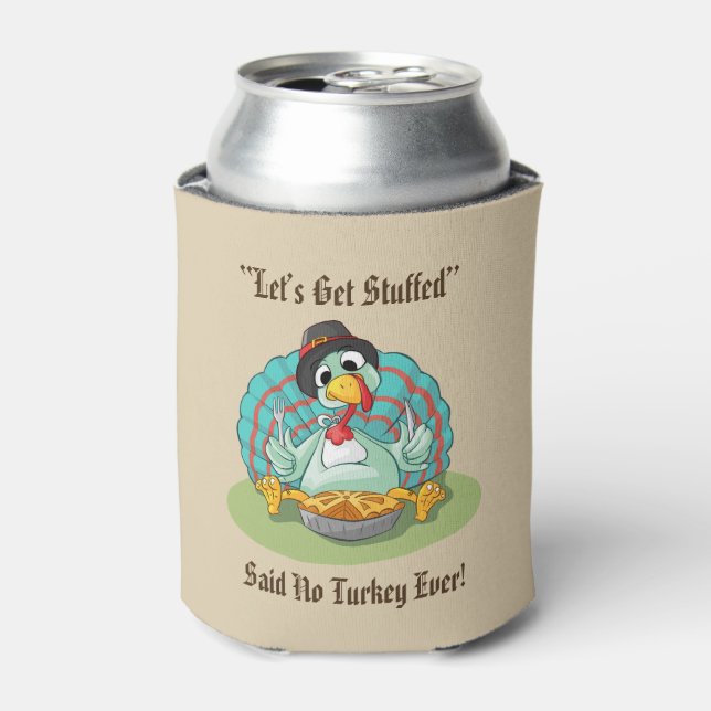 Rafraîchisseur Pour Canette Fêtes de Thanksgiving en bazar Turquie (Can devant)