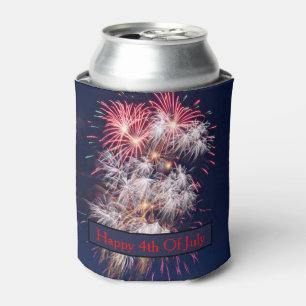 Rafraîchisseur Pour Canette Feux d'artifice 4 juillet fête de l'indépendance