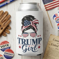 Fille de Trump Chignon Patriotique Emmêlé Drapeau