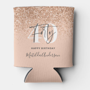 Rafraîchisseur Pour Canette Fille parties scintillant scintille moderne fête d