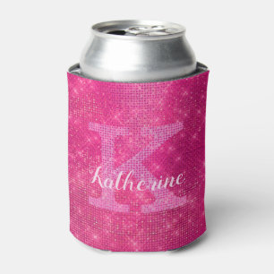 Rafraîchisseur Pour Canette Fille rose Parties scintillant étincelante Glam No