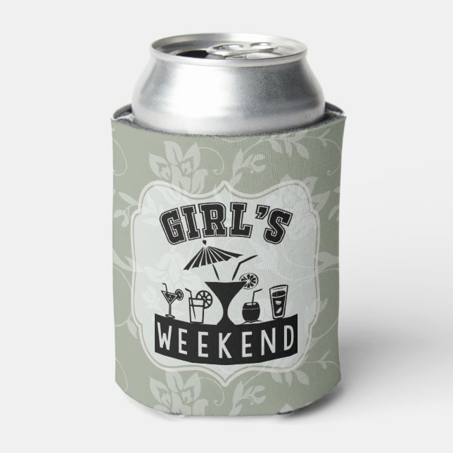 Rafraîchisseur Pour Canette Fille's Weekend Bière Party Personnaliser à n'impo (Can devant)